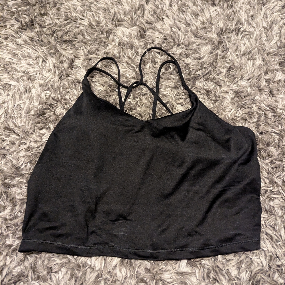 Black Strappy Bra Top